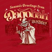 Load image into Gallery viewer, Daily_Deal_Shirts Magnets / 3"x3" / Red Dagobah Humbug
