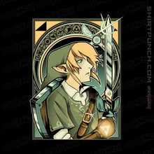 Load image into Gallery viewer, Shirts Magnets / 3"x3" / Black Hylian Warrior