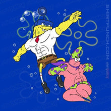 Load image into Gallery viewer, Daily_Deal_Shirts Magnets / 3"x3" / Royal Blue Sponge Knight Returns