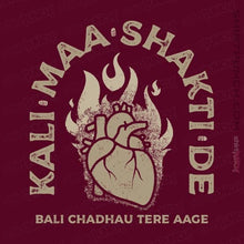 Load image into Gallery viewer, Shirts Magnets / 3"x3" / Maroon Kali Maa
