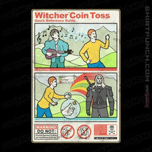 Load image into Gallery viewer, Secret_Shirts Magnets / 3"x3" / Black Coin Toss Guide