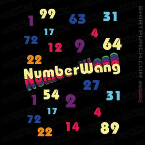 Daily_Deal_Shirts Magnets / 3"x3" / Black Numberwang