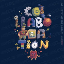 Load image into Gallery viewer, Daily_Deal_Shirts Magnets / 3"x3" / Navy Collaboration