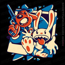 Load image into Gallery viewer, Daily_Deal_Shirts Magnets / 3"x3" / Black The Freelance Police