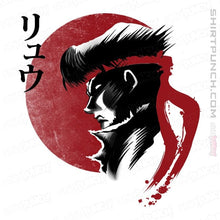 Load image into Gallery viewer, Shirts Magnets / 3"x3" / White Red Sun Fighter