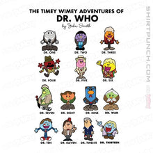 Load image into Gallery viewer, Daily_Deal_Shirts Magnets / 3"x3" / White The Timey Wimey Adventures of the Doctor