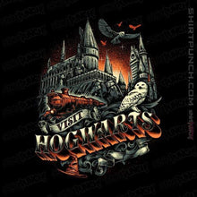 Load image into Gallery viewer, Shirts Magnets / 3"x3" / Black World Of The Wizards