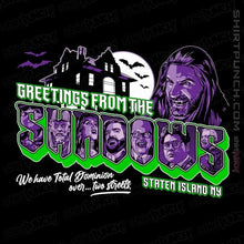 Load image into Gallery viewer, Daily_Deal_Shirts Magnets / 3"x3" / Black Greetings From The Shadows