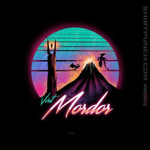 Load image into Gallery viewer, Shirts Magnets / 3"x3" / Black Mordor Wave