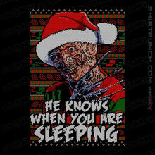 Load image into Gallery viewer, Secret_Shirts Magnets / 3"x3" / Black Sleeping Sweater