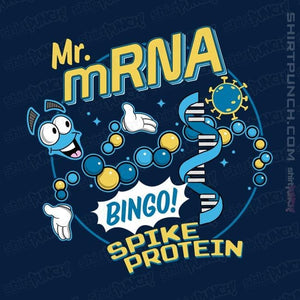 Shirts Magnets / 3"x3" / Navy Mr mRNA