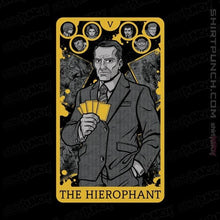 Load image into Gallery viewer, Shirts Magnets / 3"x3" / Black Tarot The Hierophant