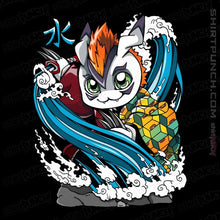 Load image into Gallery viewer, Daily_Deal_Shirts Magnets / 3"x3" / Black Hashira Water