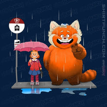 Load image into Gallery viewer, Daily_Deal_Shirts Magnets / 3"x3" / Navy Panda Bus Stop