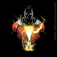 Load image into Gallery viewer, Shirts Magnets / 3"x3" / Black S H A Z A M