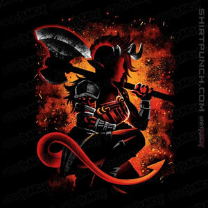 Daily_Deal_Shirts Magnets / 3"x3" / Black The Tiefling Warrior