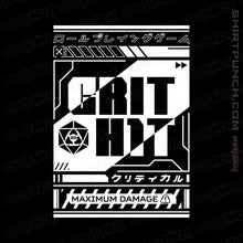 Load image into Gallery viewer, Shirts Magnets / 3"x3" / Black Cyberpunk Critical Hit