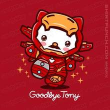Load image into Gallery viewer, Shirts Magnets / 3"x3" / Red Goodbye Tony