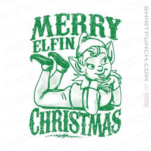 Load image into Gallery viewer, Shirts Magnets / 3"x3" / White Merry Elfin Christmas