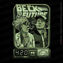 Load image into Gallery viewer, Secret_Shirts Magnets / 3"x3" / Black Beck In Time