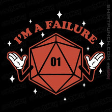 Load image into Gallery viewer, Shirts Magnets / 3"x3" / Black I'm A Failure Red