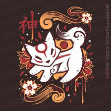 Load image into Gallery viewer, Last_Chance_Shirts Magnets / 3"x3" / Dark Chocolate Floral Wolf Spirit