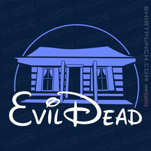 Load image into Gallery viewer, Daily_Deal_Shirts Magnets / 3&quot;x3&quot; / Navy Evil Cabin
