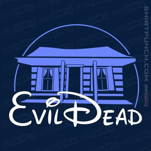 Daily_Deal_Shirts Magnets / 3"x3" / Navy Evil Cabin