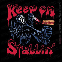 Load image into Gallery viewer, Secret_Shirts Magnets / 3"x3" / Black Keep On Stabbin' Ghost