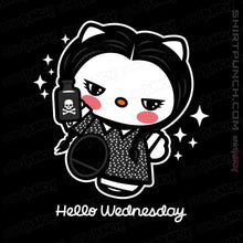 Load image into Gallery viewer, Shirts Magnets / 3"x3" / Black Hello Wednesday
