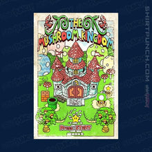 Load image into Gallery viewer, Shirts Magnets / 3"x3" / Navy The Mushroom Kingdom