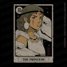 Load image into Gallery viewer, Daily_Deal_Shirts Magnets / 3"x3" / Black The Princess Vintage Tarot