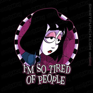Shirts Magnets / 3"x3" / Black I'm So Tired Of People