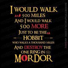 Load image into Gallery viewer, Shirts Magnets / 3"x3" / Black 500 Miles