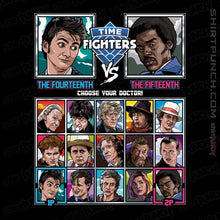 Load image into Gallery viewer, Shirts Magnets / 3"x3" / Black Time Fighters 14th VS 15th