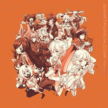 Load image into Gallery viewer, Shirts Magnets / 3"x3" / Orange Genshin Impact