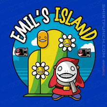 Load image into Gallery viewer, Shirts Magnets / 3"x3" / Royal Blue Emil Island