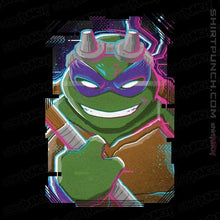 Load image into Gallery viewer, Daily_Deal_Shirts Magnets / 3"x3" / Black Glitch Donatello