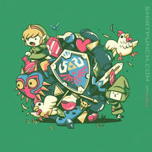 Load image into Gallery viewer, Shirts Magnets / 3"x3" / Irish Green Let's Roll Link