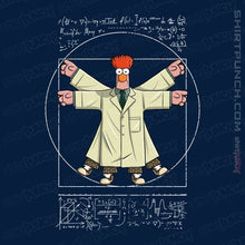 Load image into Gallery viewer, Daily_Deal_Shirts Magnets / 3"x3" / Navy Vitruvian Puppet