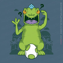 Load image into Gallery viewer, Shirts Magnets / 3"x3" / Indigo Blue Dinosaur Island