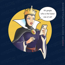 Load image into Gallery viewer, Shirts Magnets / 3"x3" / Navy Ok Google