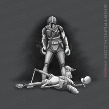 Load image into Gallery viewer, Shirts Magnets / 3"x3" / Charcoal Droid Knockout