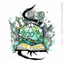 Load image into Gallery viewer, Shirts Magnets / 3"x3" / White Dice Sketch