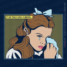 Load image into Gallery viewer, Daily_Deal_Shirts Magnets / 3"x3" / Navy Had A Brain