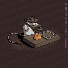 Load image into Gallery viewer, Shirts Magnets / 3&quot;x3&quot; / Dark Chocolate Indiana Mouse
