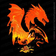 Load image into Gallery viewer, Daily_Deal_Shirts Magnets / 3&quot;x3&quot; / Black Fantasy Flames
