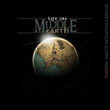 Load image into Gallery viewer, Shirts Magnets / 3"x3" / Black Life On Middle Earth