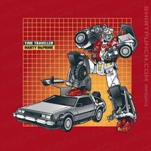 Load image into Gallery viewer, Shirts Magnets / 3"x3" / Red Marty McPrime