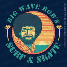 Load image into Gallery viewer, Shirts Magnets / 3"x3" / Navy Big Wave Bob